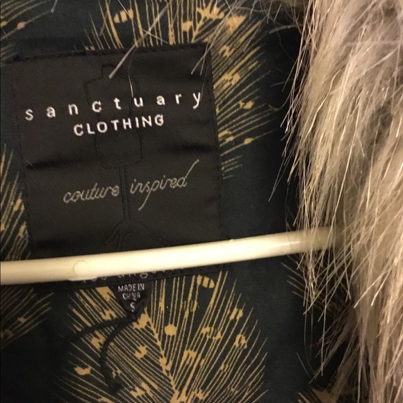 Sanctuary faux fur coat - Picture 2 of 5